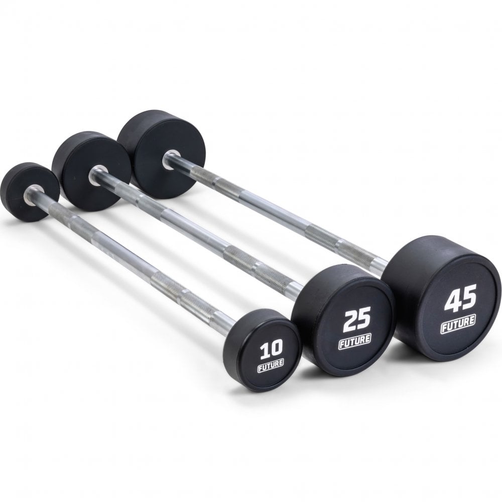 10 - 45kg Premium Urethane Barbell Set