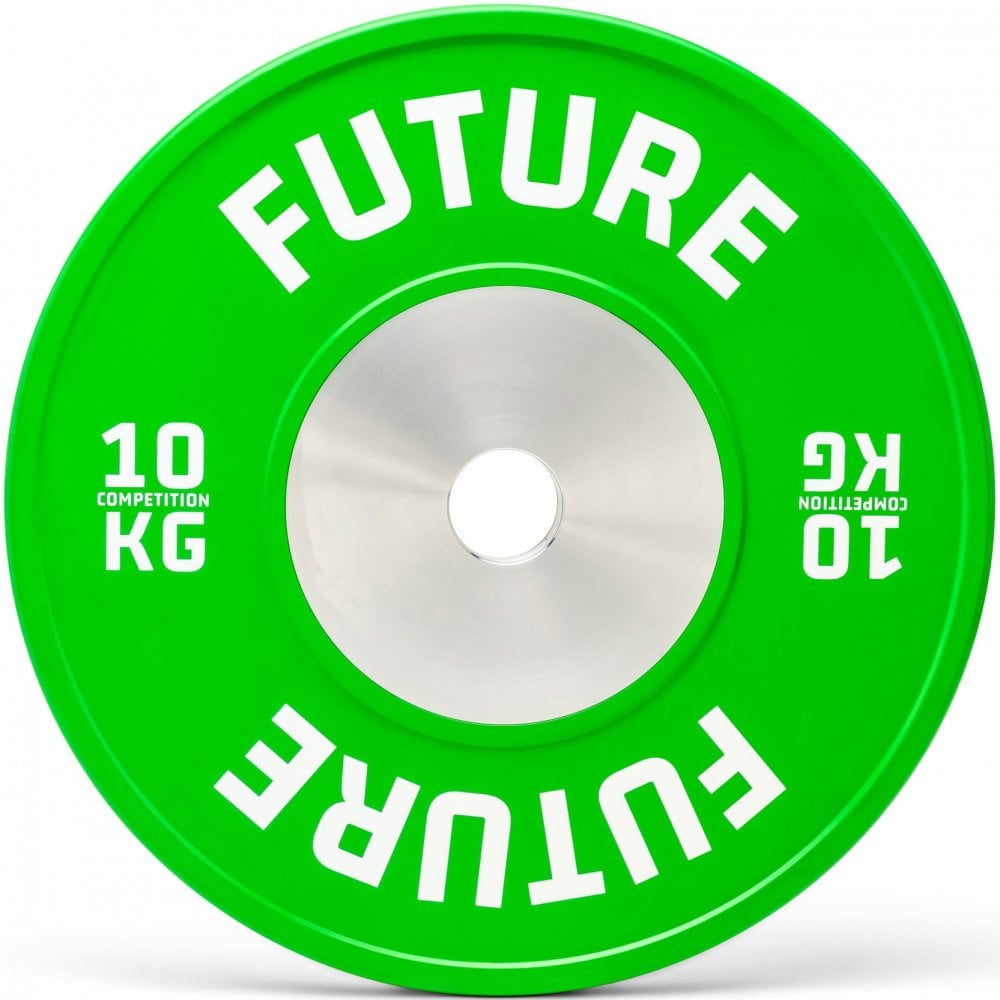 150kg Competition Calibrated Colour Coded Olympic Bumper Plate Set