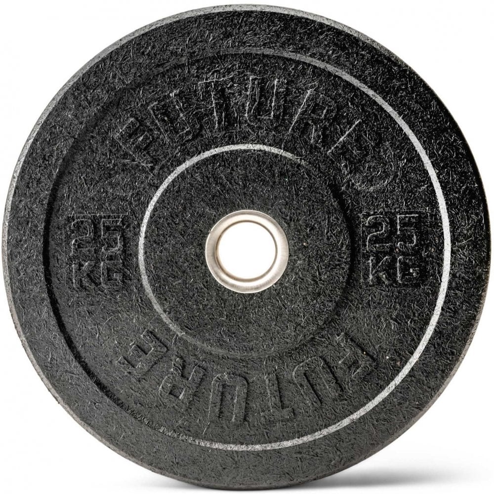 Hi-Temp Black Rubber Olympic Bumper Weight Plates