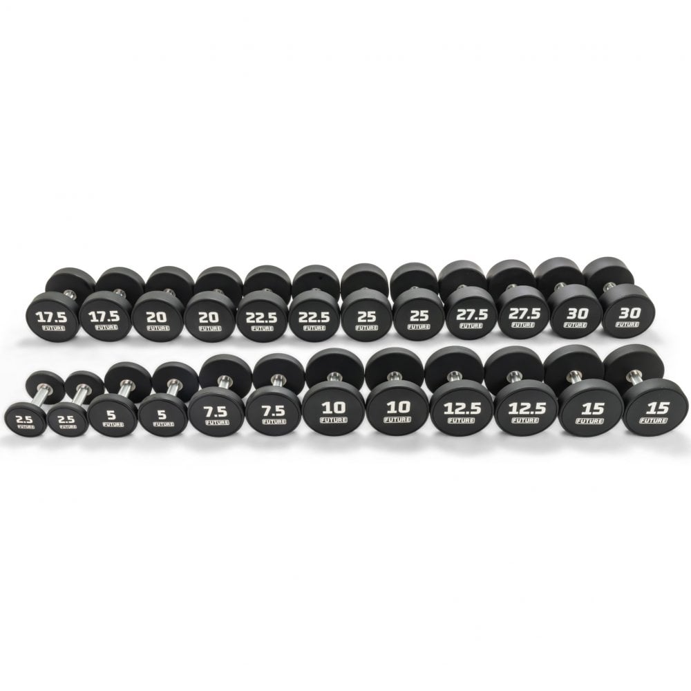 2.5 - 30kg Premium Urethane Dumbbell Set