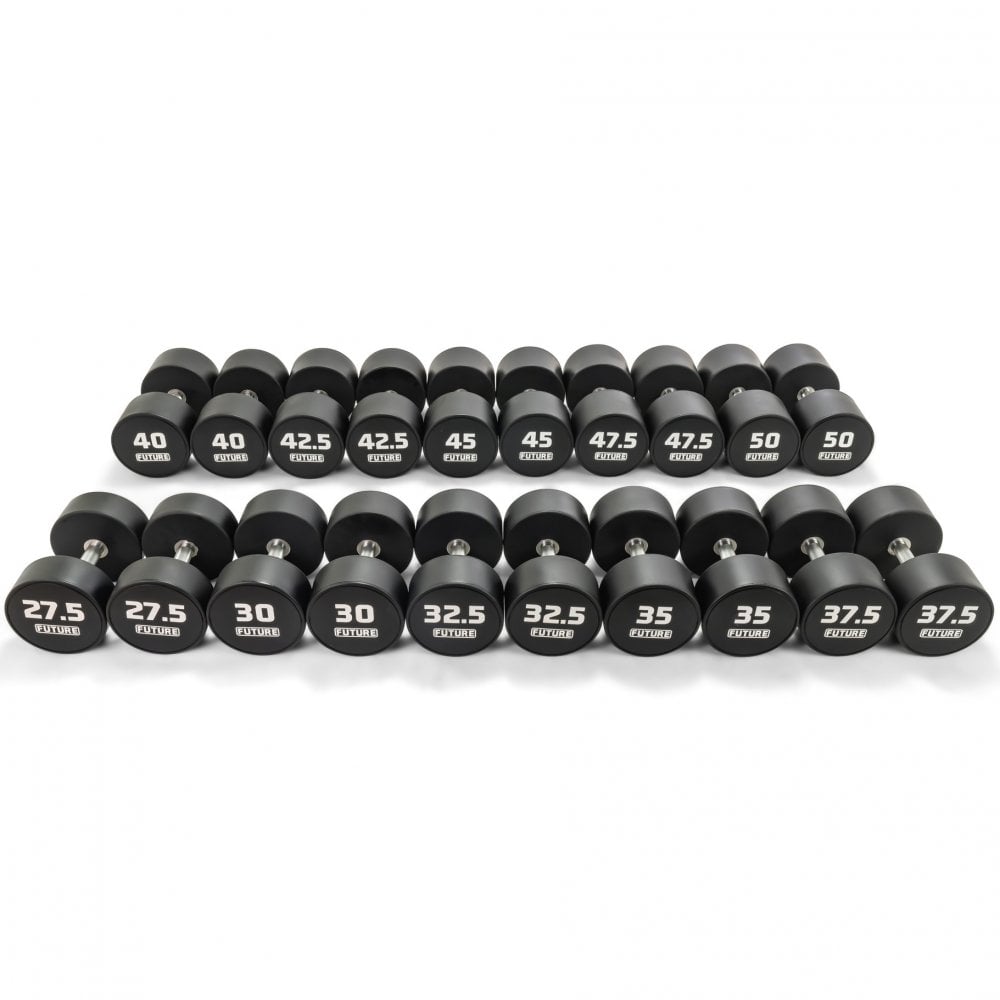 2.5 - 50kg Premium Urethane Dumbbell Set