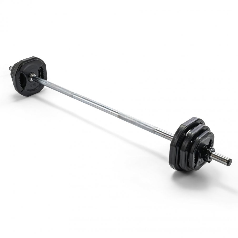 20kg Studio / Home Barbell Rubber Rep Set