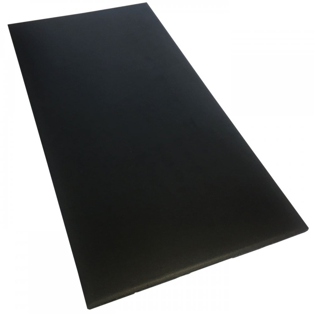 20mm EPDM Black Premium Rubber Gym Flooring (100cm x 50cm Tile)