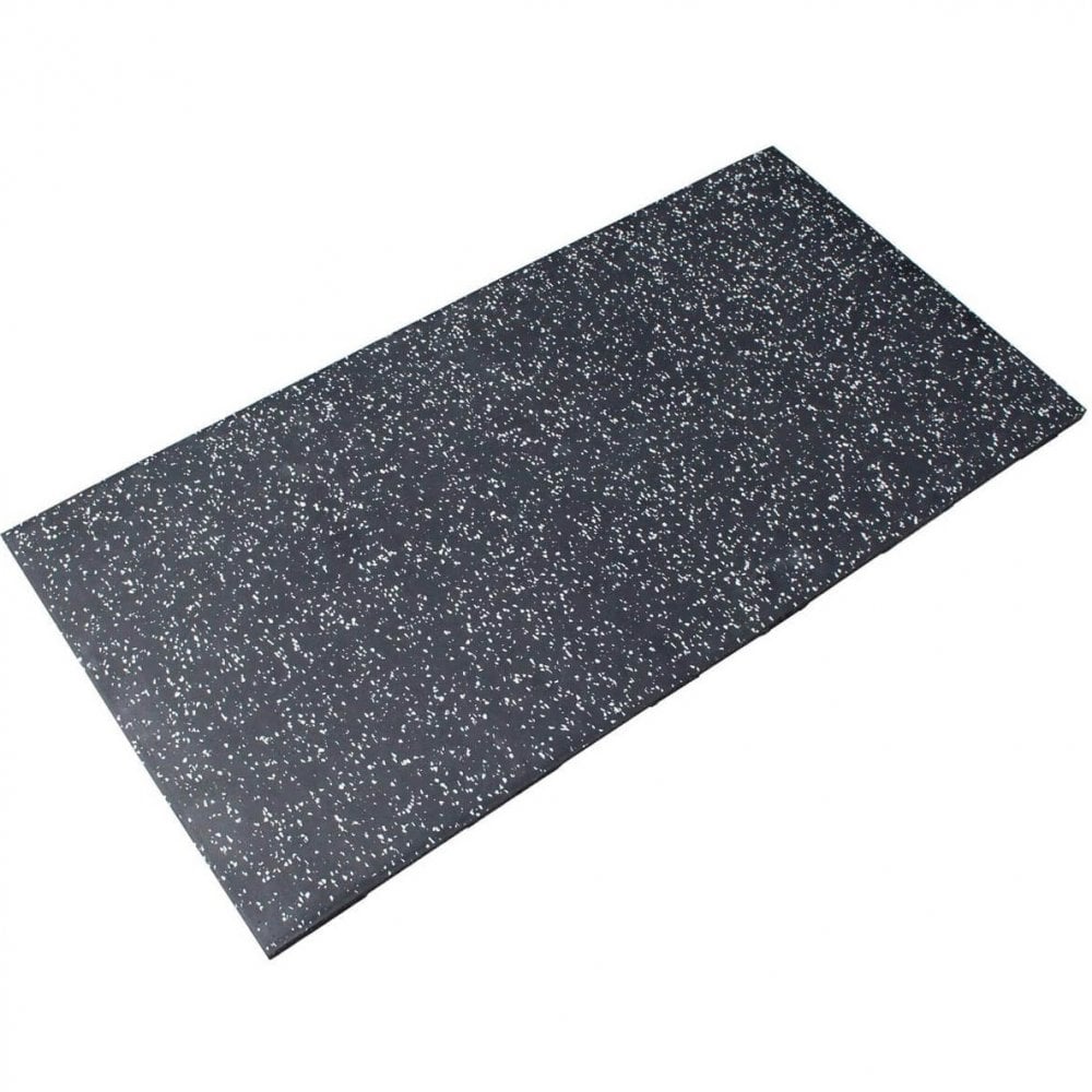 20mm EPDM Grey Fleck Premium Rubber Gym Flooring (100cm x 50cm Tile)