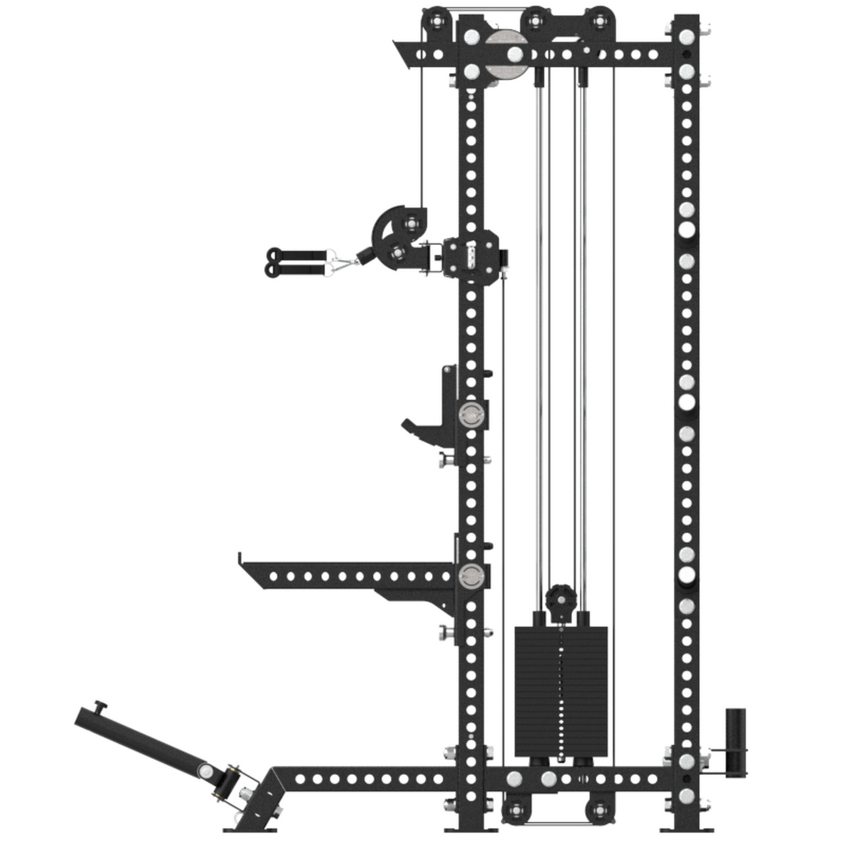 Elite Series Commercial Functional Trainer & Half Rack Combi (DAP)