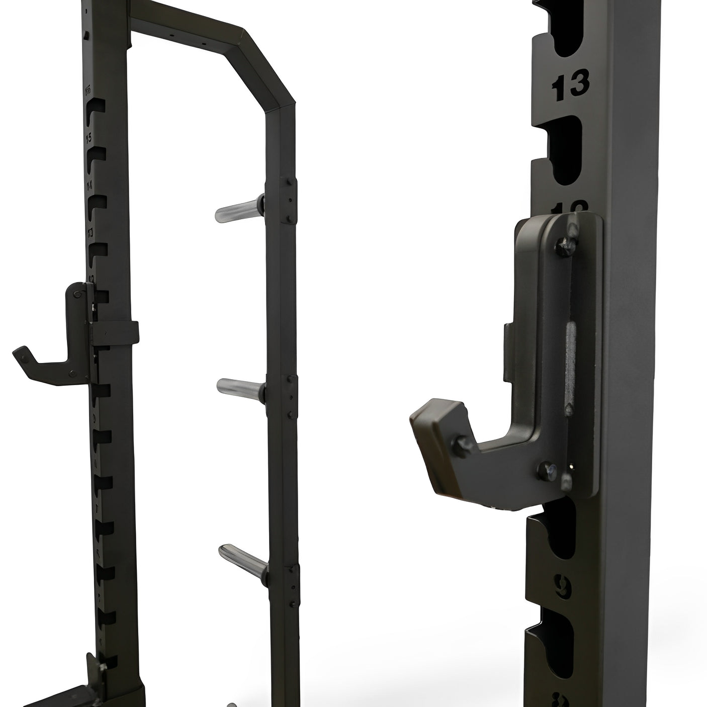 Elite Heavy-Duty Commercial Olympic Half Rack (2.3m)