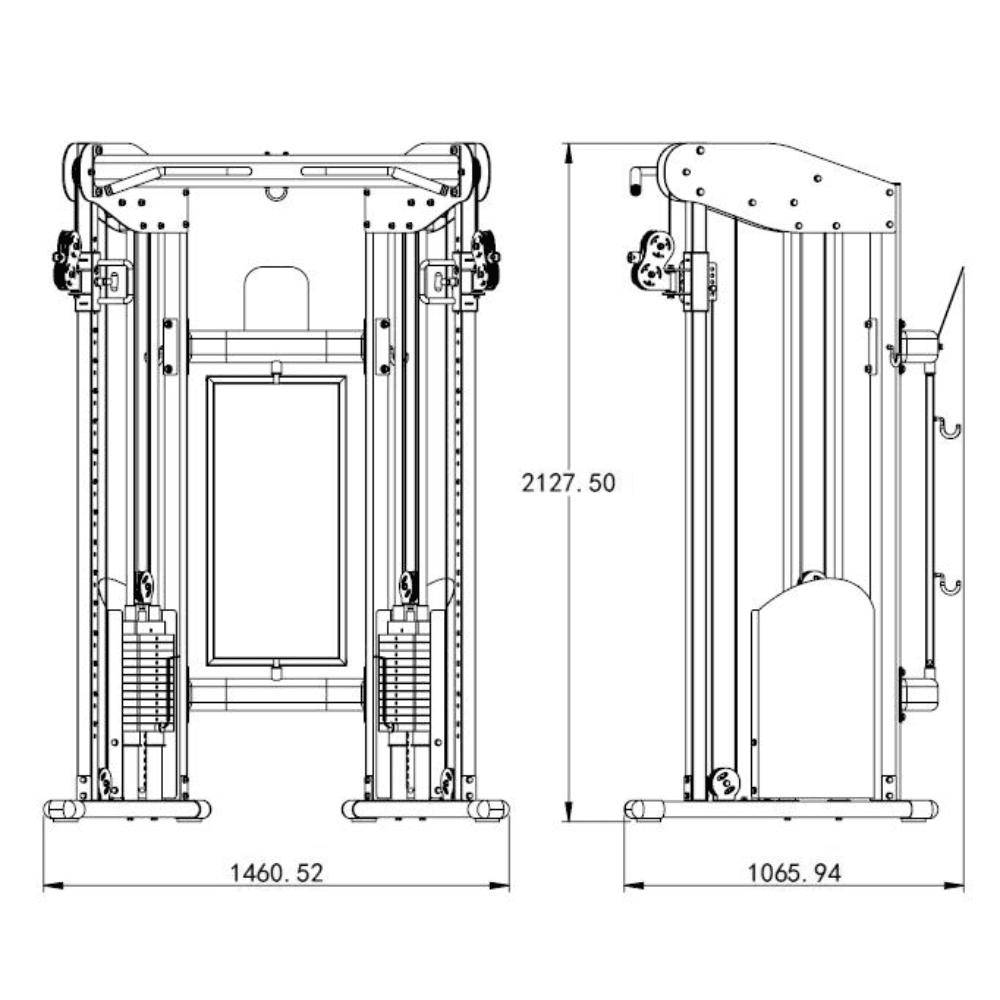 Progress Series Dual Adjustable Pulley / Functional Trainer (Light Commercial - DAP)
