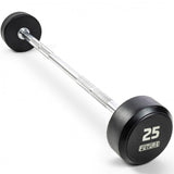 10 - 45kg Premium Rubber Barbell Set