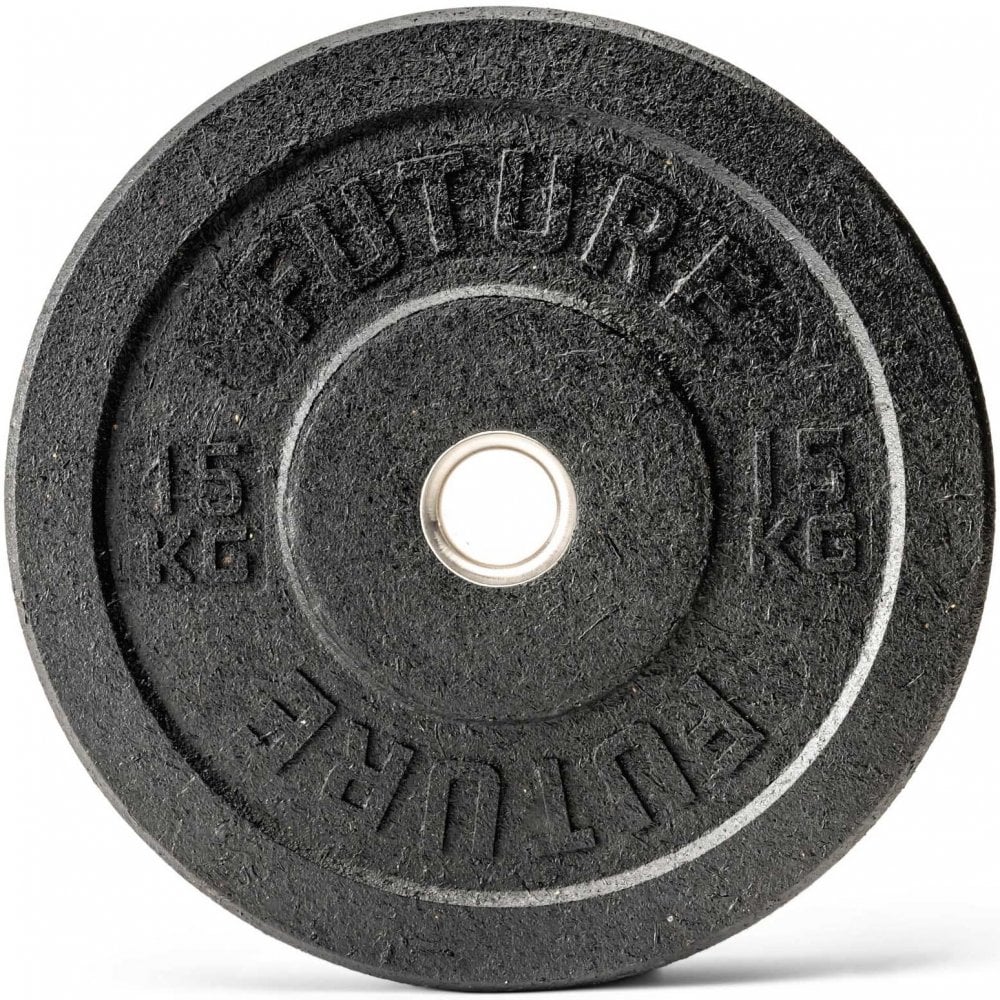 150kg Hi-Temp Black Rubber Olympic Bumper Weight Plate Set