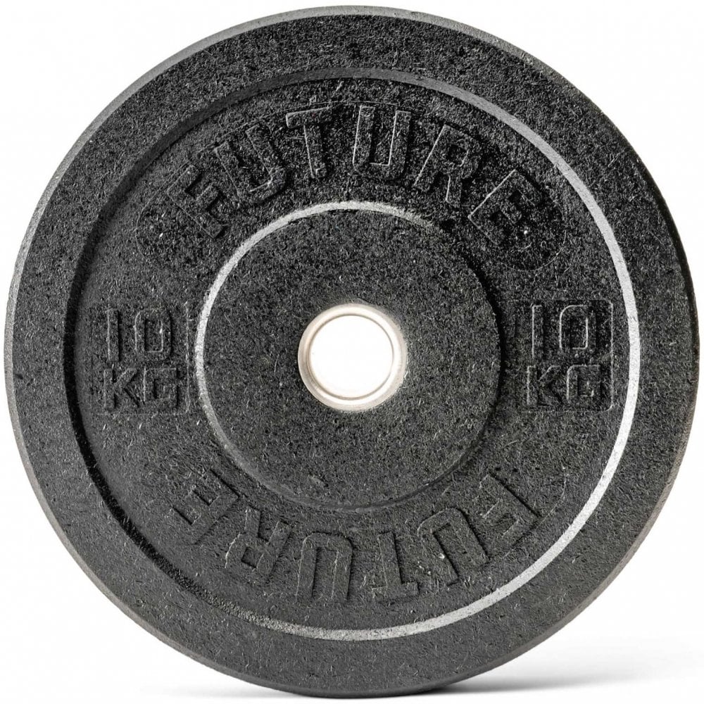 150kg Hi-Temp Black Rubber Olympic Bumper Weight Plate Set
