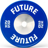 150kg Competition Calibrated Colour Coded Olympic Bumper Plate Set