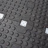 20mm EPDM Black Premium Rubber Gym Flooring (100cm x 50cm Tile)
