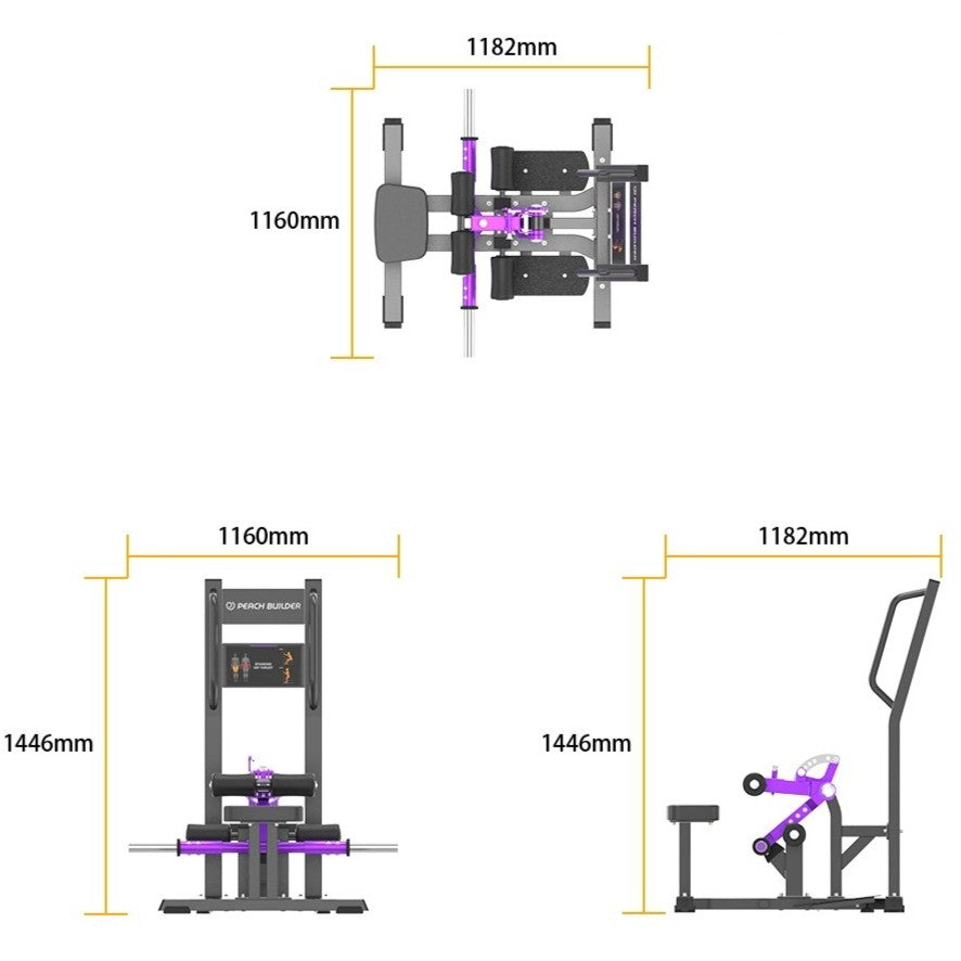 Plate Loaded Standing Hip Thrust / Glute Drive