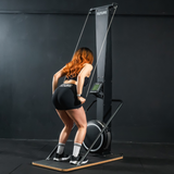 Elite Series Commercial Freestanding Ski Trainer with Magnetic Overdrive Feature