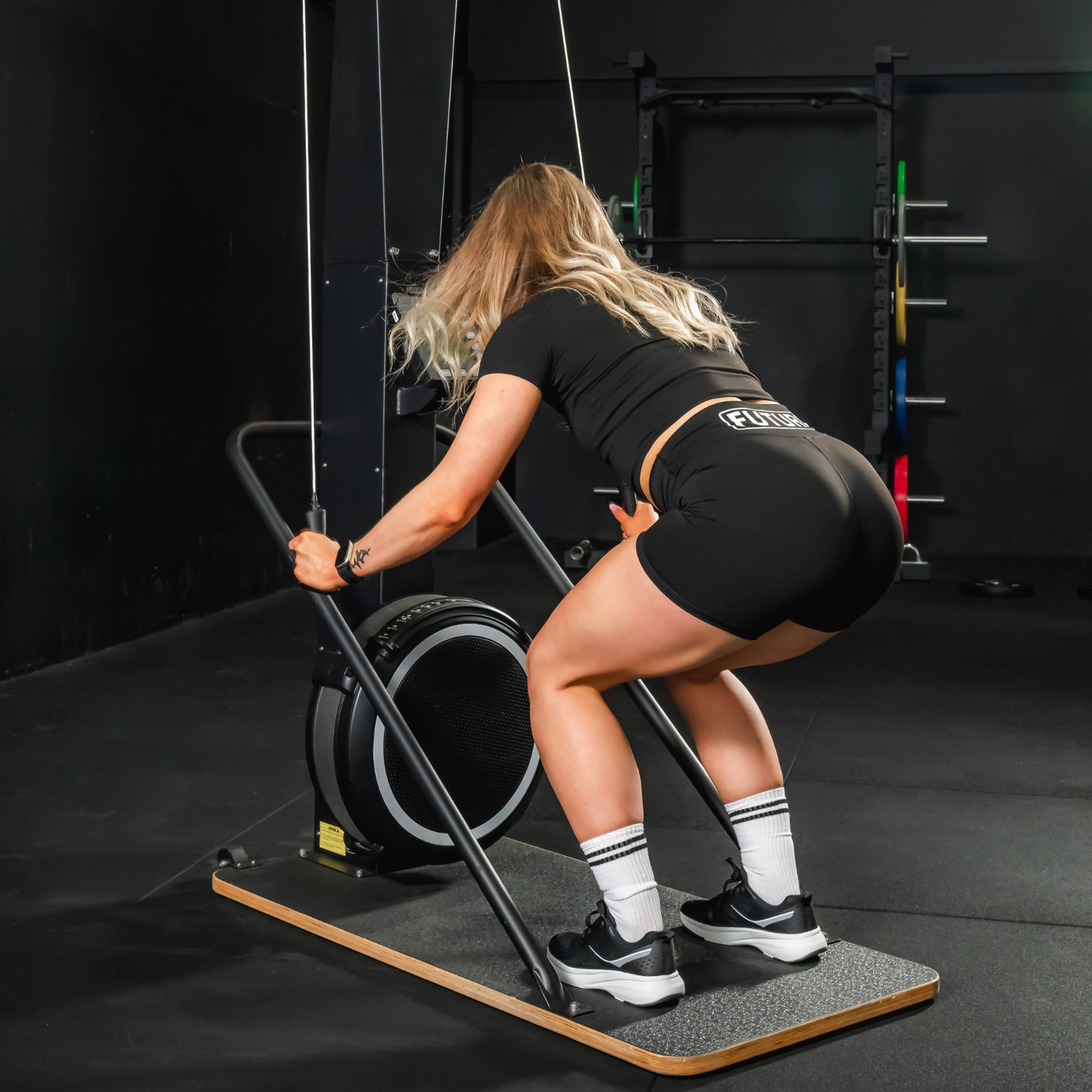 Elite Series Commercial Freestanding Ski Trainer with Magnetic Overdrive Feature