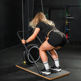 Elite Series Commercial Freestanding Ski Trainer with Magnetic Overdrive Feature