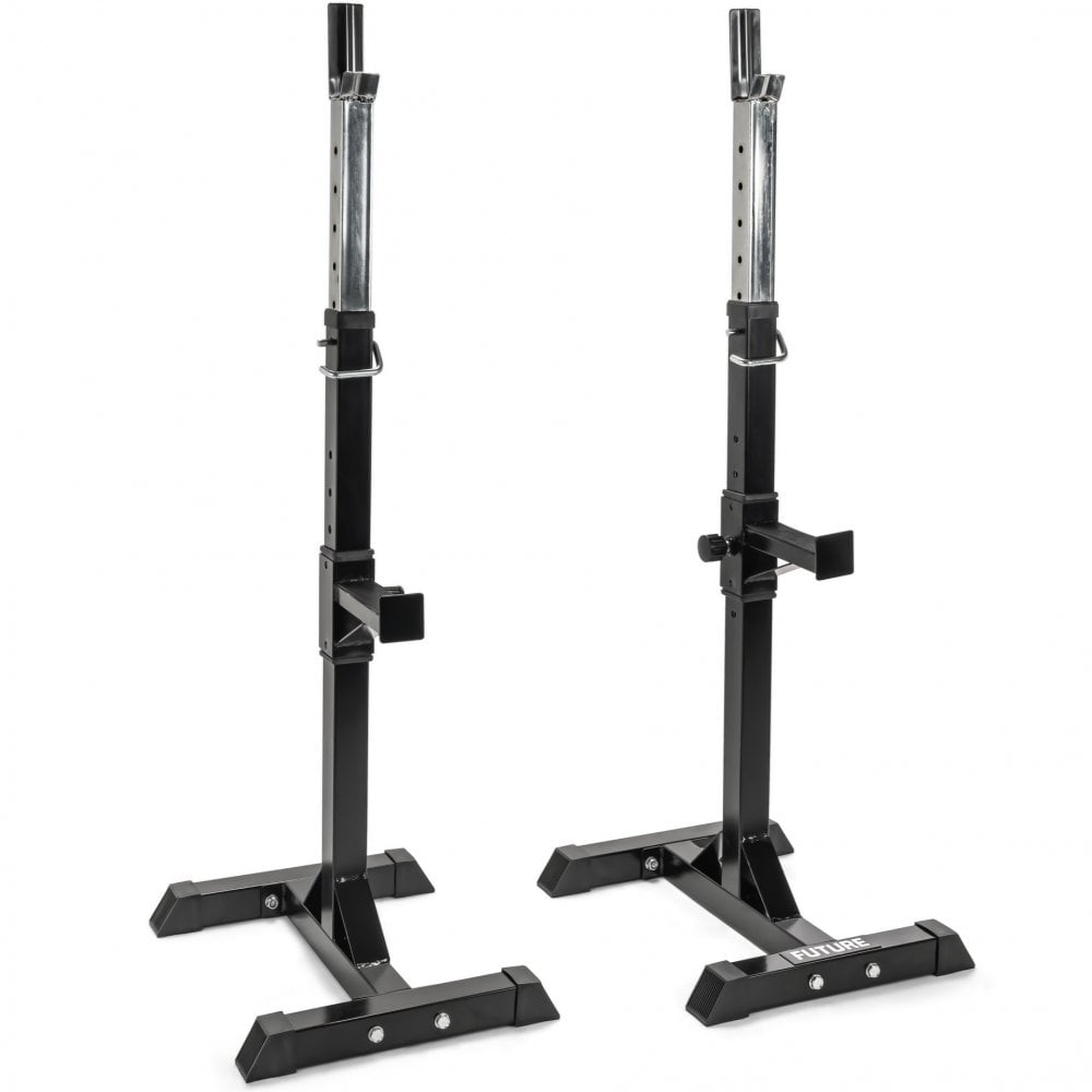Freestanding Adjustable Squat Stands (Home Use - 200kg Rating)
